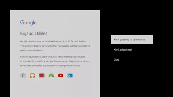 OnePlace - Asennus - Google-tili