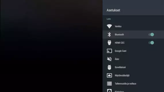 OnePlace - Asetukset - Bluetooth